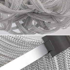 Modern luxury  Aluminum Chain Tassel Chandelier-OSLANI 