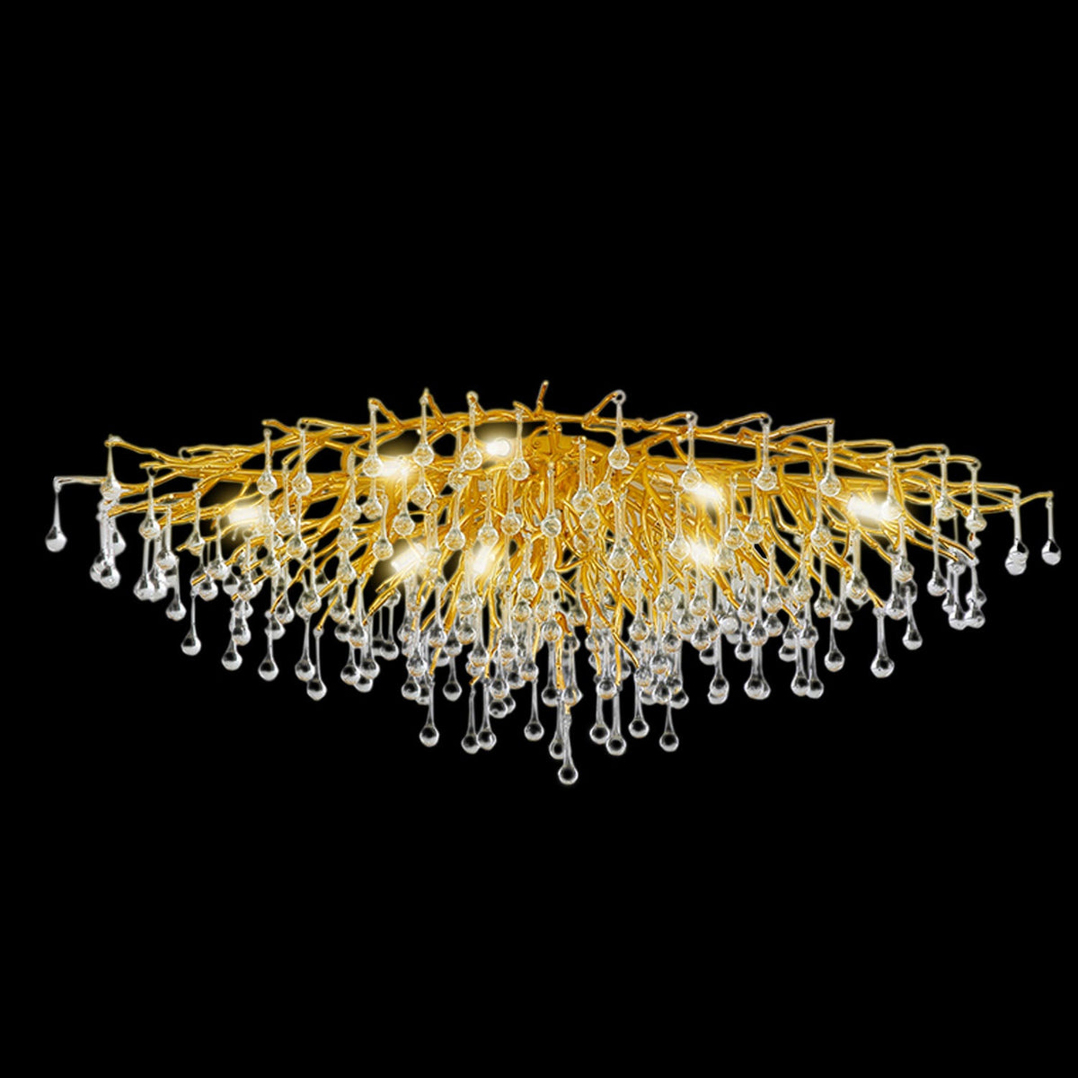 Crystal Chandelier Frosted Finish Tree Branch Chandelier -OSLANI 