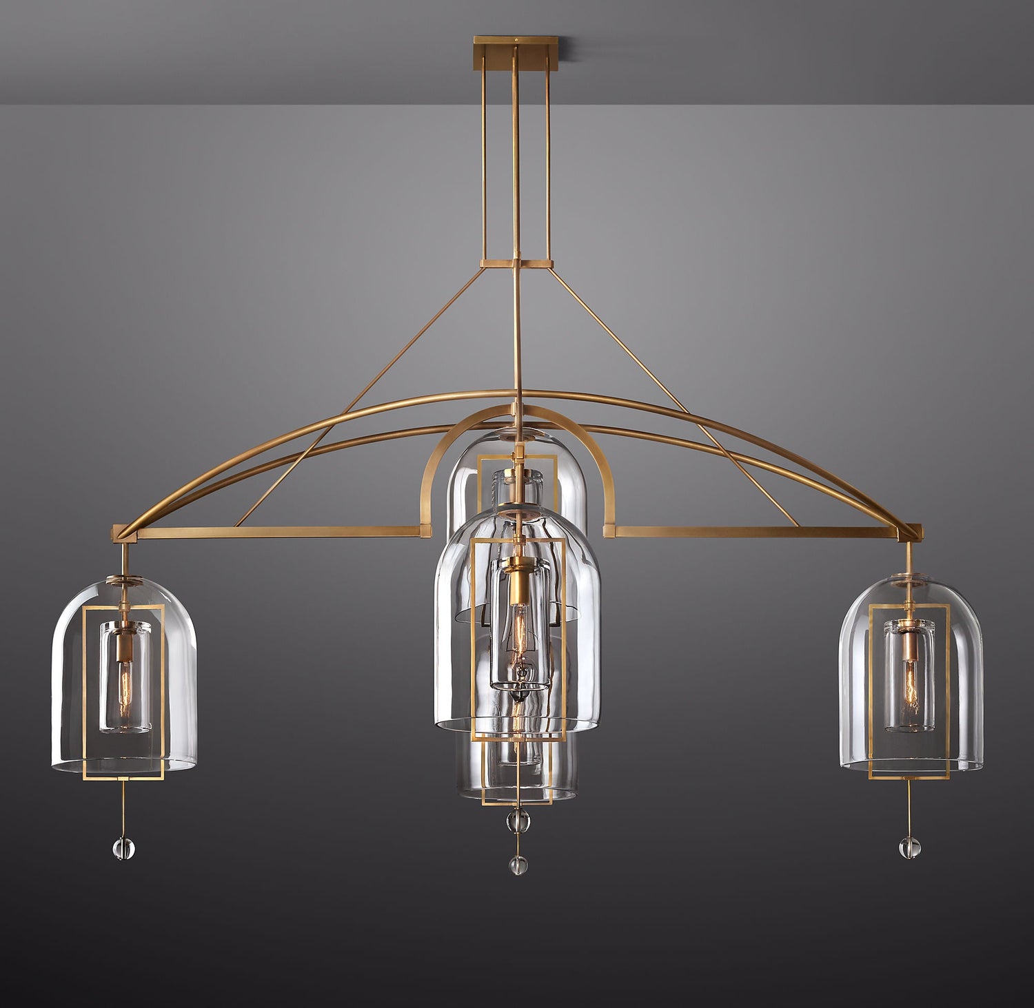 FULCRUM Round Chandelier  85" |  OSLANI 