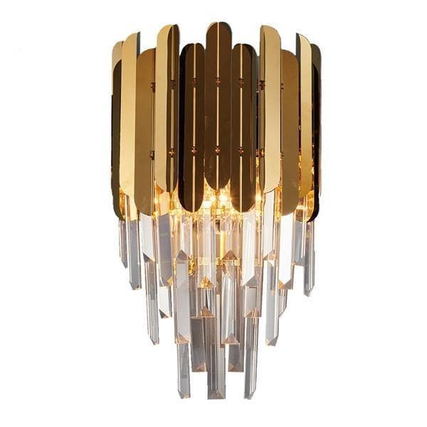 Cone Clear Crystal Wall Sconce Height 16" - OSLANI 